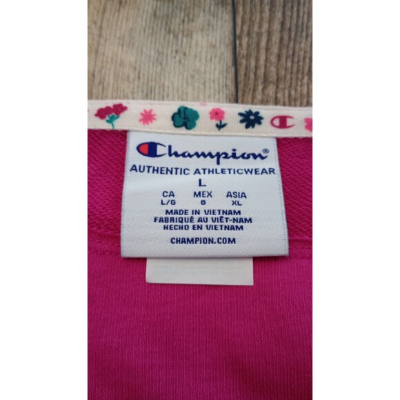 NWT Women's Purple Champion Cropped Pullover Sweatshirt, Size Large - Picture 9 of 11